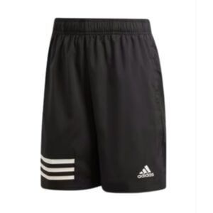 Adidas Girls Black 3-Stripes Shorts Sz 6